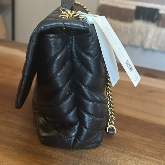 Tory Burch Kira Chevron Convertible Purse/ Bag - Picture 7 of 16